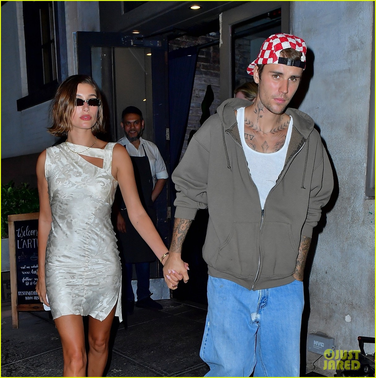 Justin Bieber And Wife Hailey Step Out For Dinner In Nyc Photo 1381340 Photo Gallery Just