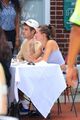 hailey bieber justin lunch in southampton 06