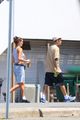 hailey bieber justin lunch in southampton 16