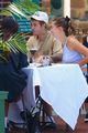 hailey bieber justin lunch in southampton 17