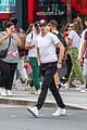 hero fiennes tiffin shows off muscles in tight t shirt during london outing 02