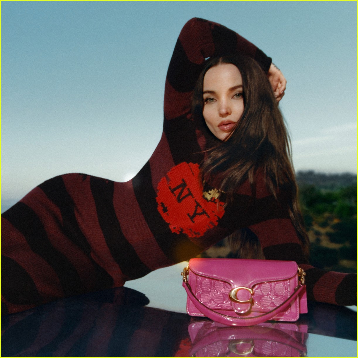 dove cameron joins coach family stars in new campaign 03