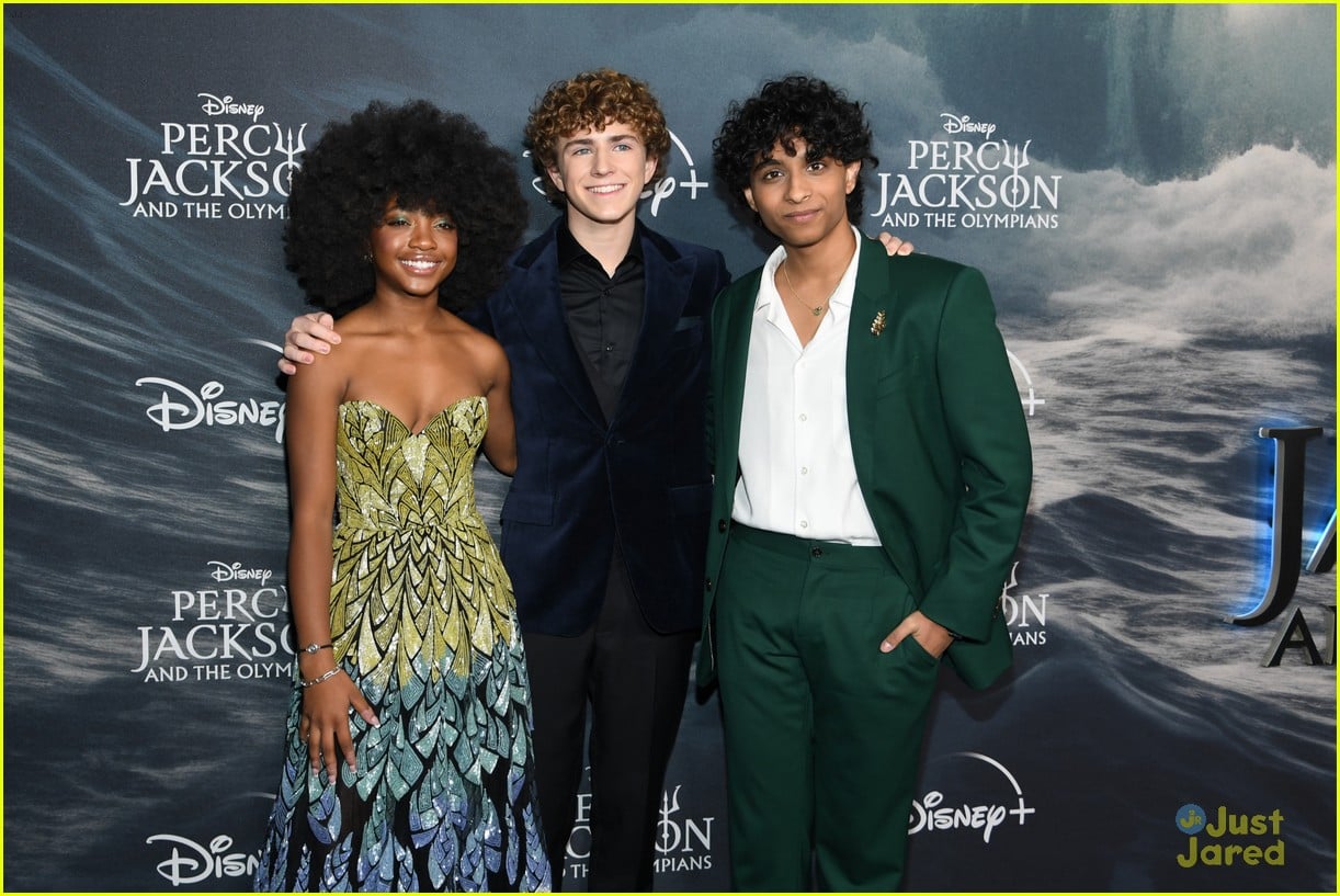 percy jackson series cast attend nyc premiere 13
