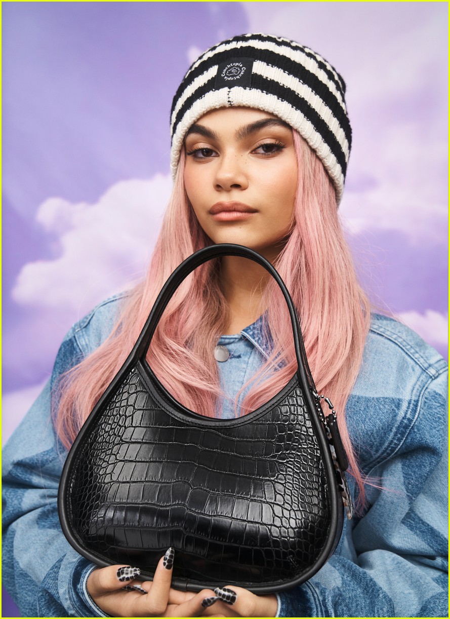 Ariana Greenblatt Debuts Colorful New Hair, Stars in Dreamy Coachtopia