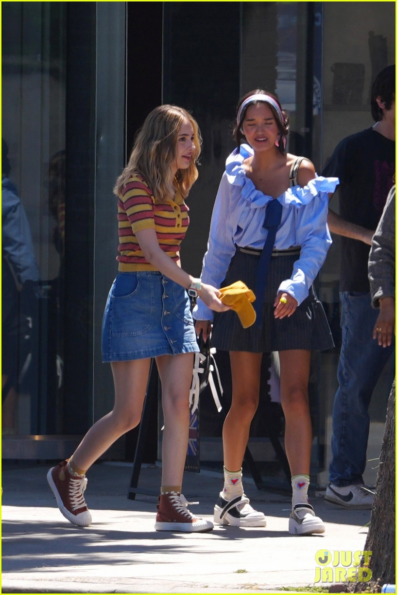 Julia Butters And Sophia Hammons Seen On Set Of Freaky Friday 2 For