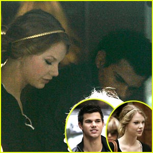 Taylor Lautner & Taylor Swift Check Out Chicago