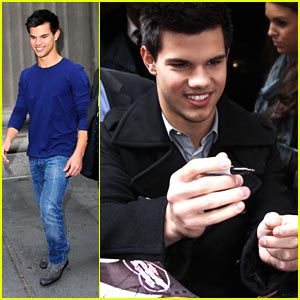 Taylor Lautner is Having The Time of His Life