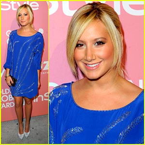 Ashley Tisdale is Brilliant in Blue