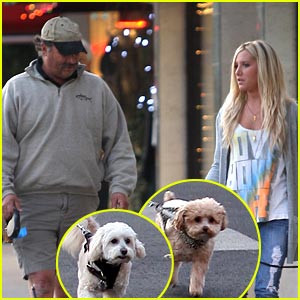 Ashley Tisdale & Pups: Prancing Pals