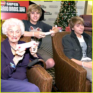 Dylan & Cole Sprouse Play Video Games with the Elderly