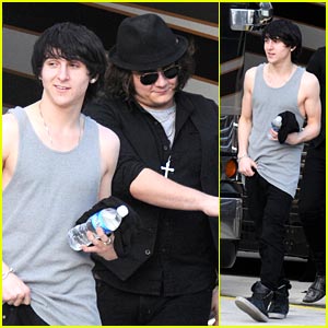 Mitchel Musso Supports Miley Cyrus in Miami