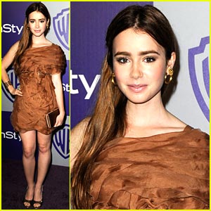 Lily Collins: Golden Globe Gracious