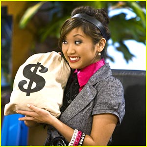 Brenda Song Shows Us The Money