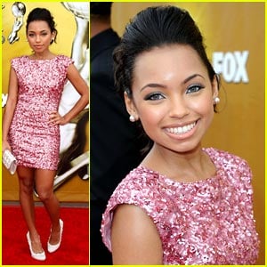Logan Browning is Pretty In Pink