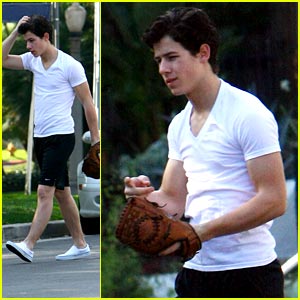 Nick Jonas is a Baseball Boy
