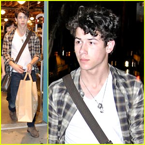 Nick Jonas Shops Urban Outfitters