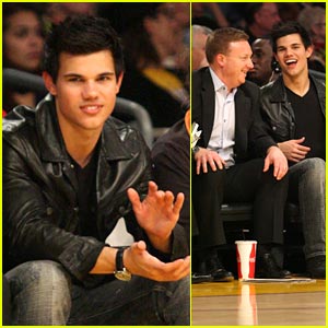Taylor Lautner is a Lakers Lover