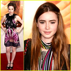 Lily Collins & Brittany Curran: The Last Song Supporters
