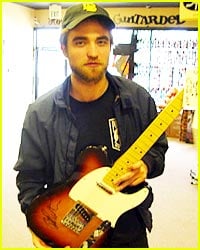 Robert Pattinson is a Guitar Hero