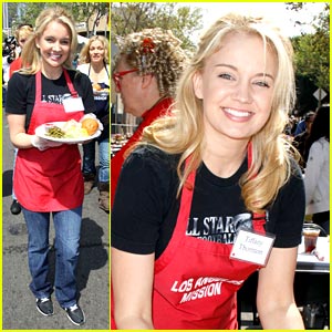 Tiffany Thornton Serves Up Easter Supper