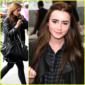 Lily Collins is Bowery Beautiful