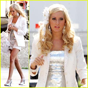 Ashley Tisdale is Wonderful in White