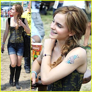 Emma Watson is Glastonbury Gorgeous