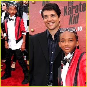 Jaden Smith Meets The Original Karate Kid