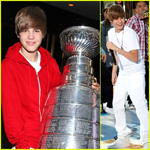 Justin Bieber: Stanley Cup Cutie