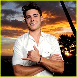 Zac Efron Gets His Surf On