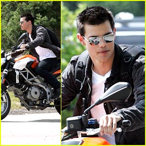 Taylor Lautner is a Motorcycle Man