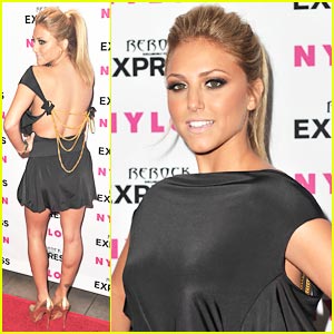 Cassie Scerbo: Backless Beauty at Nylon Party!