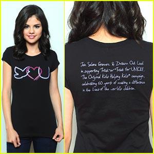 Selena Gomez Dreams Out Loud for UNICEF