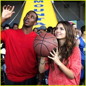 Victoria Justice & Chris Paul: Basketball Buds