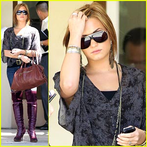 Demi Lovato: Purple Boot Beautiful