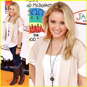 Emily Osment has Good Times with Ronald McDonald