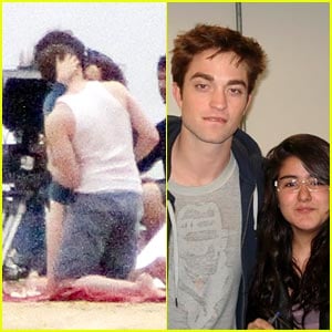 Robert Pattinson & Kristen Stewart: Kiss on the Beach!