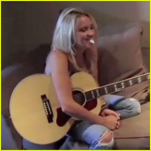 Emily Osment: Acoustic Session in the Studio