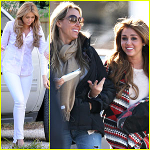 Miley Cyrus: 'So Undercover' Visit from Mom!