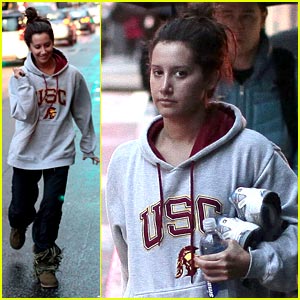 Ashley Tisdale: Gym Time in Vancouver