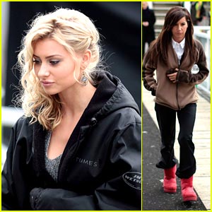 Ashley Tisdale: Fire on 'Hellcats' Set!