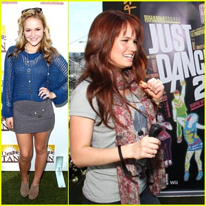 Debby Ryan & Cassi Thomson: Just Dance at Gifting Suites!