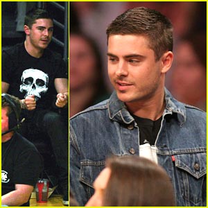 Zac Efron Cheers On The Lakers