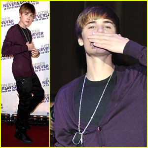 Justin Bieber: Paris Turns Purple!