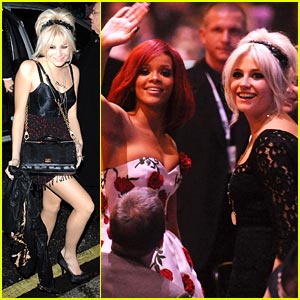 Pixie Lott: Brit Awards 2011 with Rihanna!