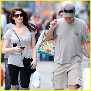 Ashley Greene: Soho Shopping with Dad Joe