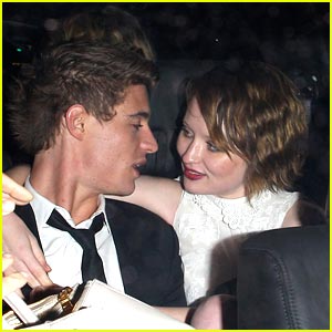 Emily Browning & Max Irons: Supper Club Couple