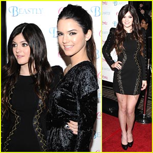 Kendall & Kylie Jenner: Black for 'Beastly'