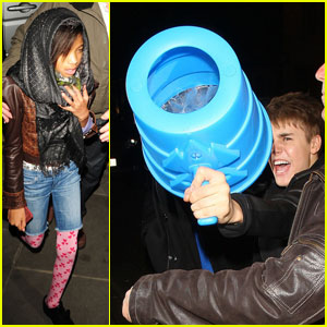 Justin Bieber & Willow Smith: Night Out in London!