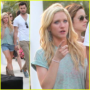 Brittany Snow is Cool At Coachella